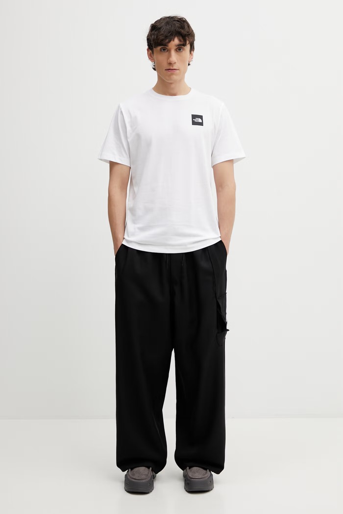 The North Face Evolution pánske tričko s bavlnou NF0A8G9CFN41 biela