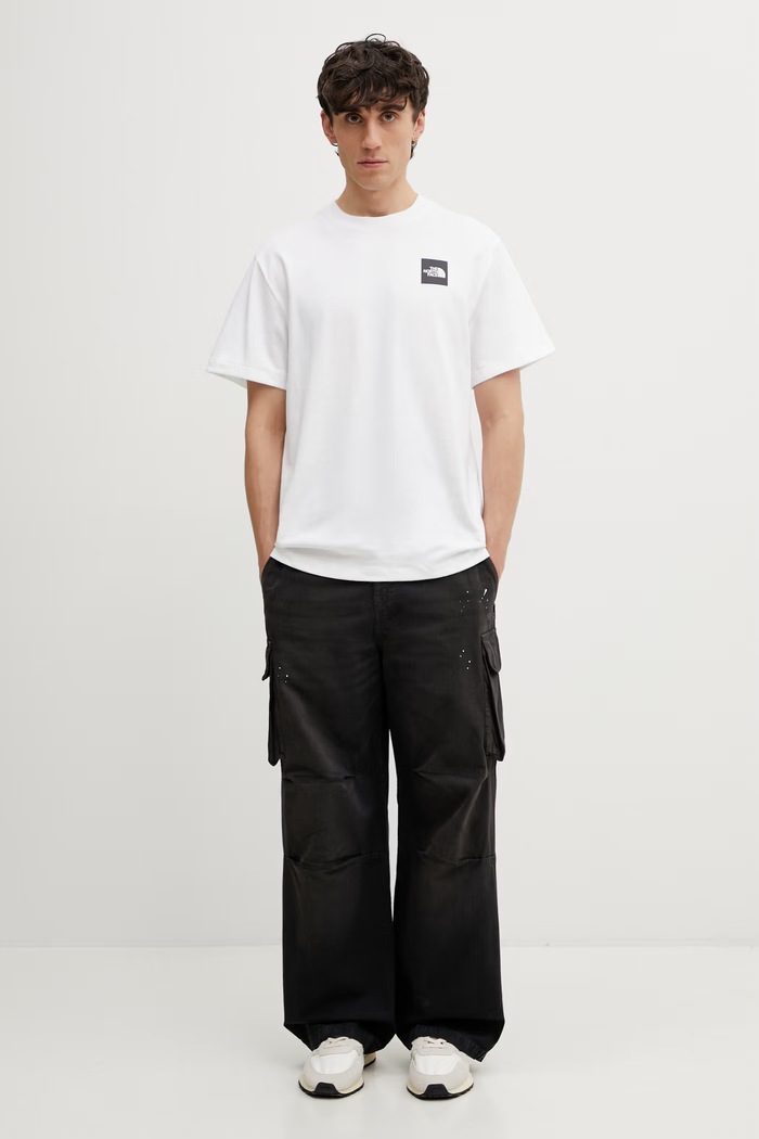 The North Face Expedition Photo t-shirt bawełniany męski NF0A8G9KFN41 biały