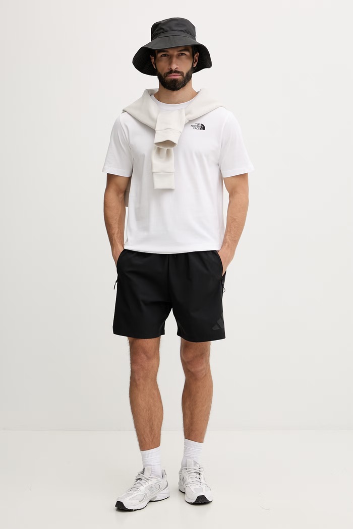 The North Face tričko pánske bavlnené Energy NF0A8G9VFN41 biela SS26