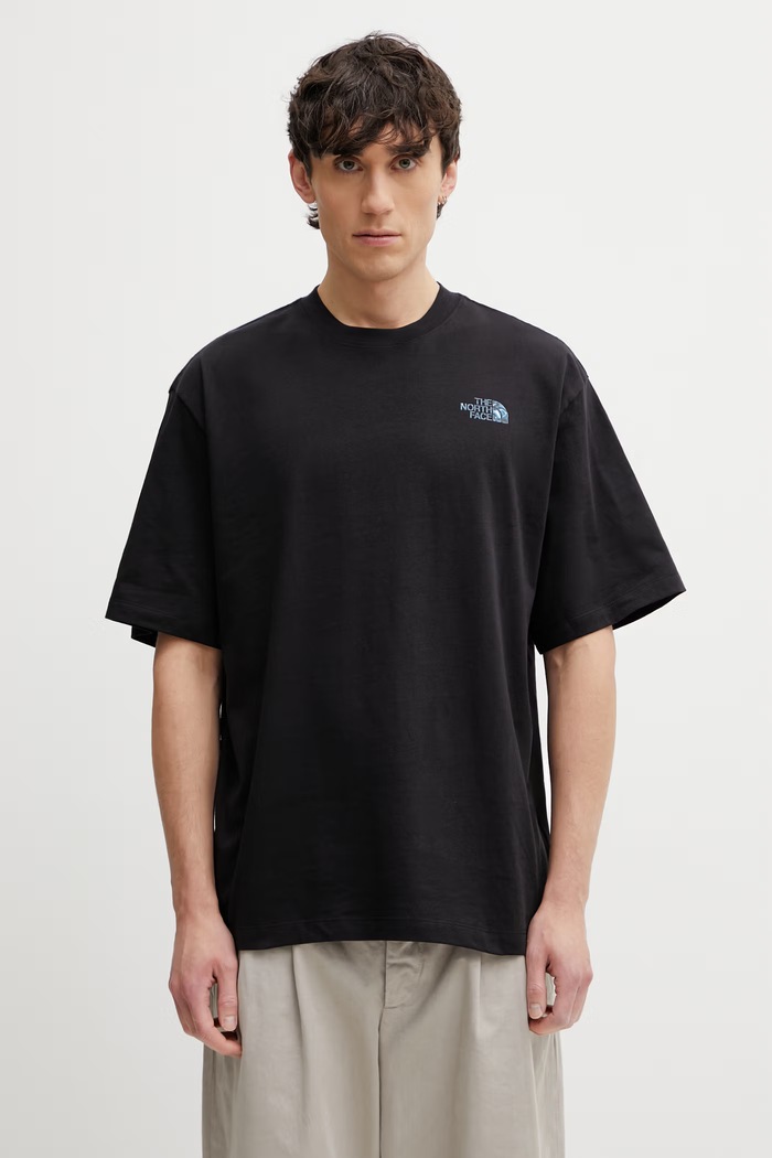 The North Face Liquid T-shirt bawełniany męski czarny NF0A8G9WJK31
