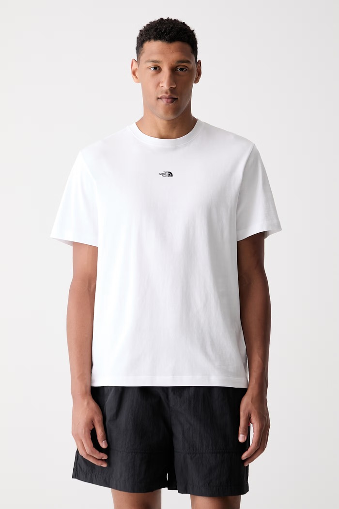 The North Face Essential Center Logo T-shirt bawełniany męski biały NF0A8GQEFN41