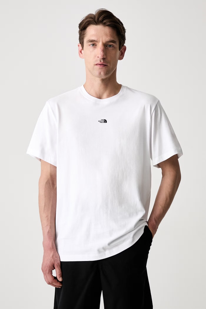 The North Face Essential Center Logo T-shirt bawełniany męski biały NF0A8GQEFN41