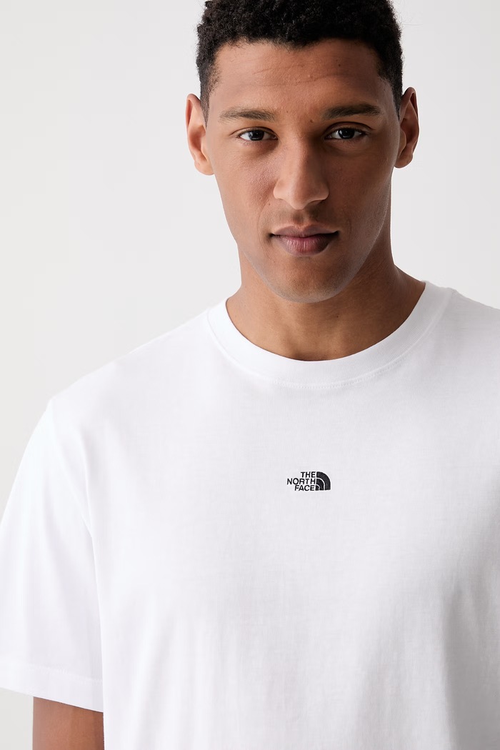 The North Face Essential Center Logo T-shirt bawełniany męski biały NF0A8GQEFN41