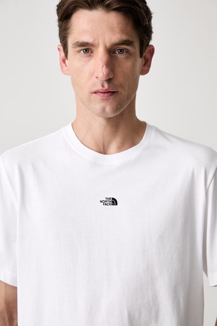 The North Face Essential Center Logo T-shirt bawełniany męski biały NF0A8GQEFN41