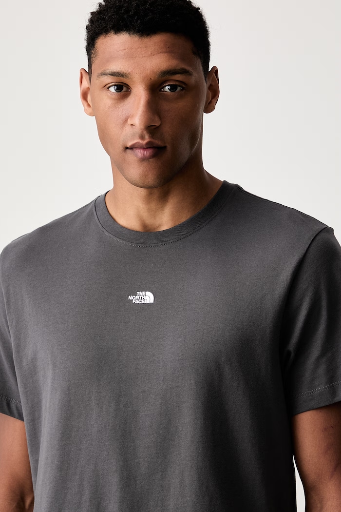 The North Face Essential Center Logo T-shirt bawełniany męski szary NF0A8GQERHI1