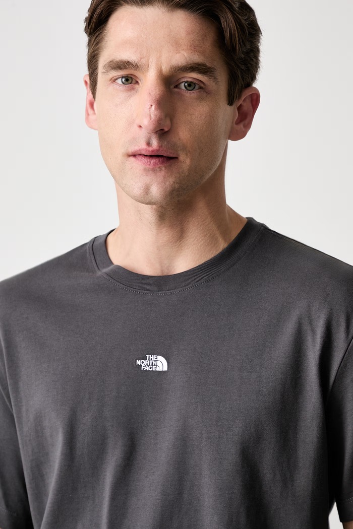 The North Face Essential Center Logo T-shirt bawełniany męski szary NF0A8GQERHI1