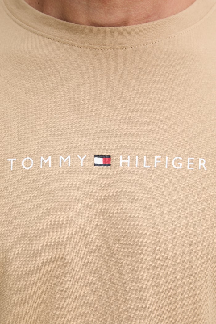 Tommy Hilfiger tricou pentru bărbați, din bumbac UM0UM03643 bej