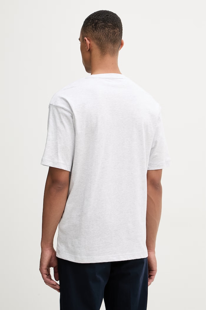 Odzież Tommy Hilfiger T-shirt męski bawełniany UM0UM03643 szary