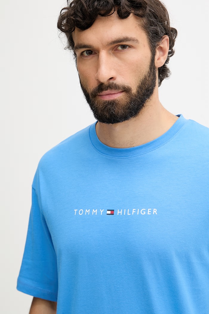 Tommy Hilfiger tricou pentru bărbați, din bumbac albastru UM0UM03643