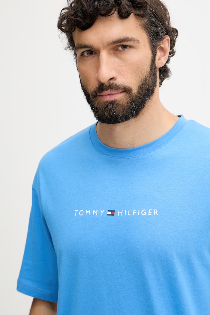 Tommy Hilfiger tricou pentru bărbați, din bumbac albastru UM0UM03643