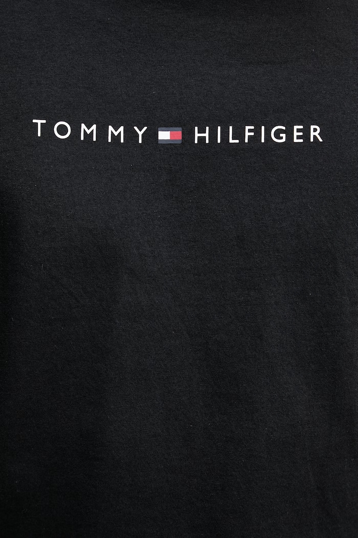 Tommy Hilfiger tričko pánske bavlnené UM0UM03643 čierna