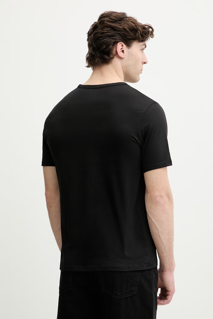 Odzież Tommy Hilfiger T-shirt męski bawełniany 3-pack UM0UM03865 czarny