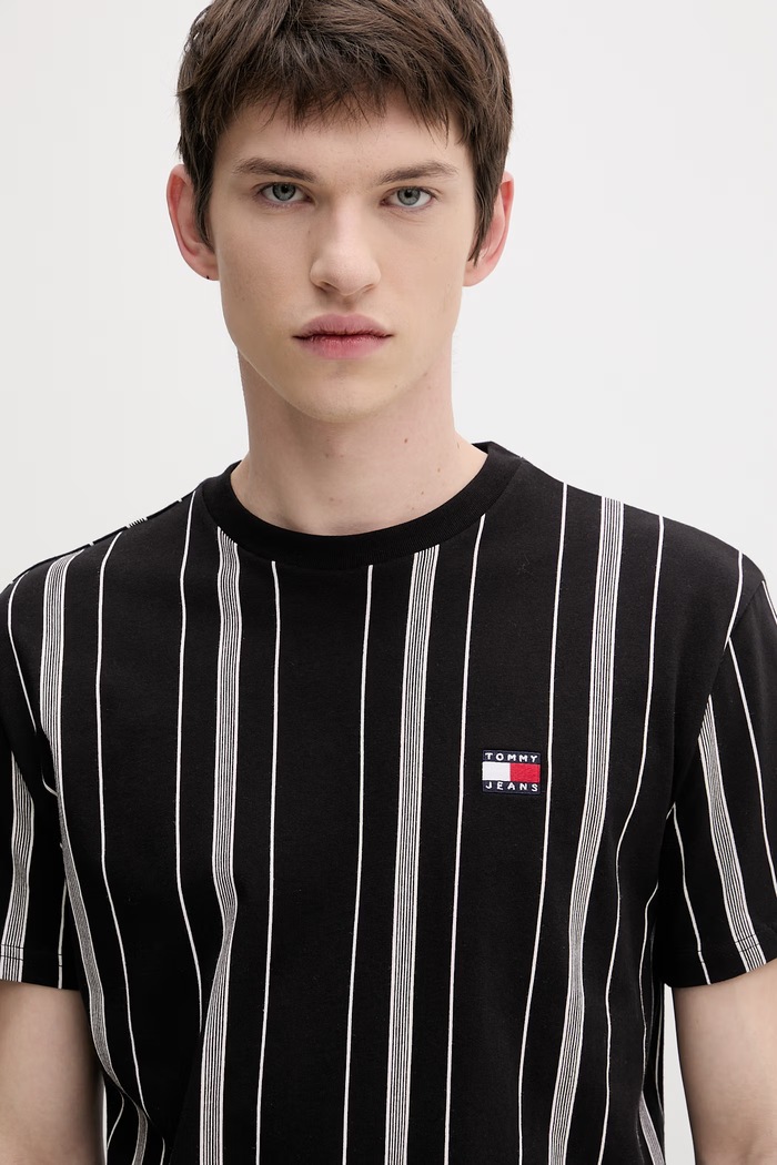 Tommy Jeans tricou pentru bărbați, din bumbac negru DM0DM21939