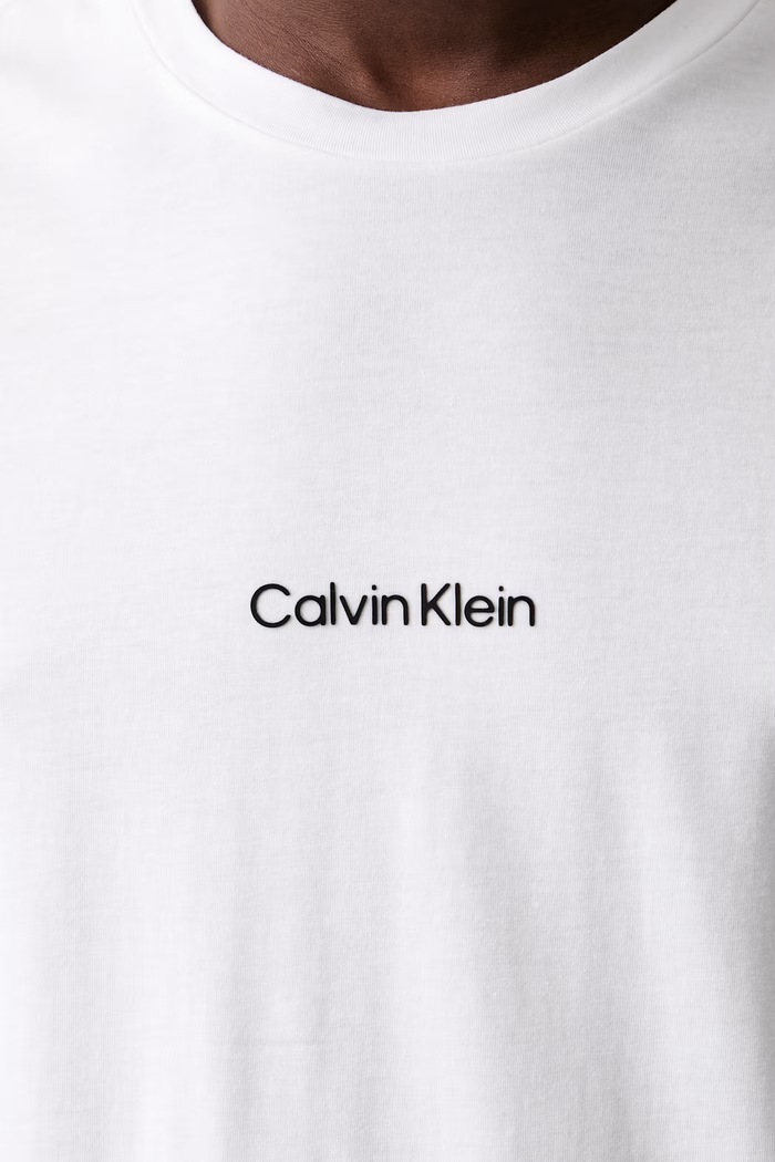 Calvin Klein top męski z bawełną LV00NM3023 biały