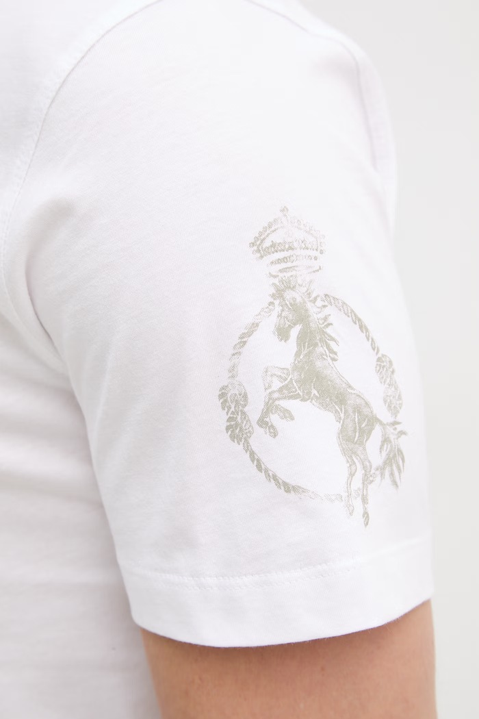 Bavlnené tričko Aeronautica Militare TS2535UJ00641 biela