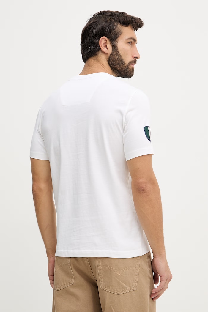 Oblečenie Bavlnené tričko Aeronautica Militare TS2544UJ00592 béžová