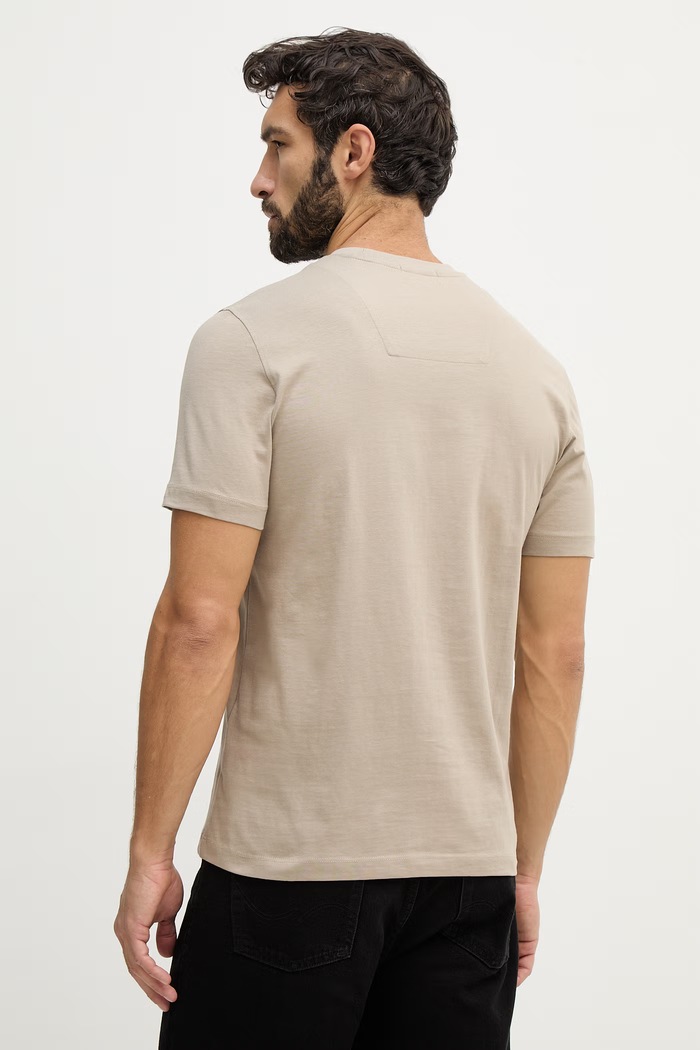 Oblečenie Bavlnené tričko Aeronautica Militare TS2544UJ00592 béžová