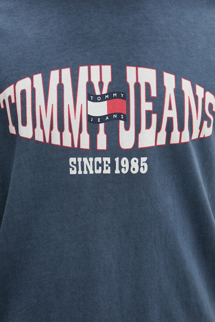 Tommy Jeans T-shirt męski bawełniany DM0DM22520 granatowy