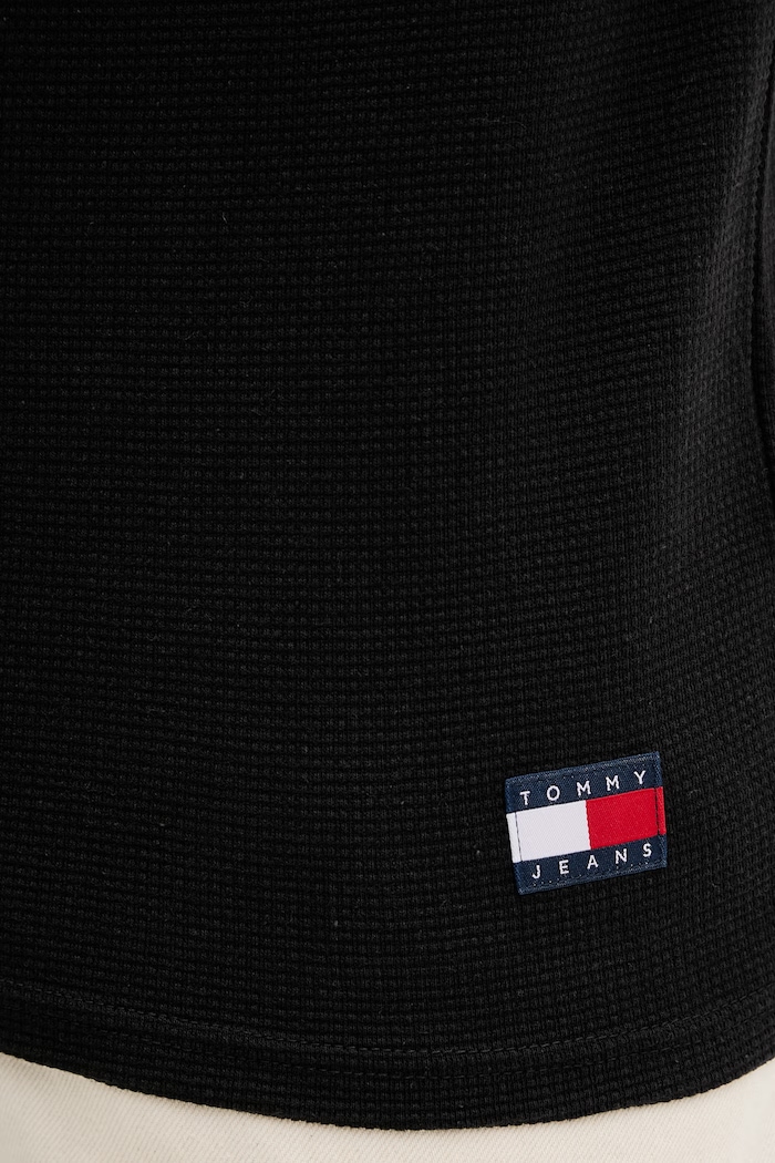 Tommy Jeans tricou basic pentru bărbați, din bumbac DM0DM22529 negru
