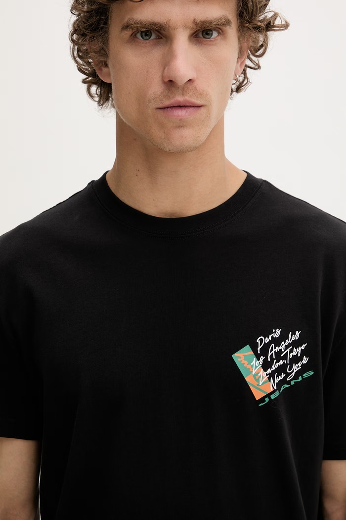 Tommy Jeans tričko pánske bavlnené čierna DM0DM22533