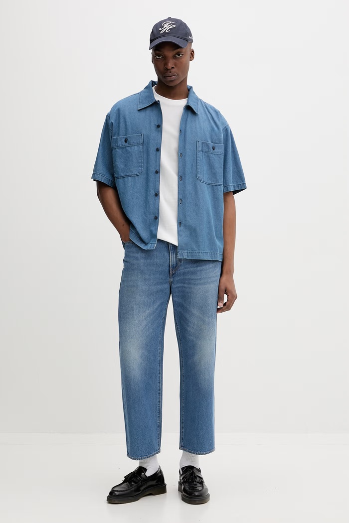 Tommy Jeans тениска мъжки от памук DM0DM22538 бежов SS26