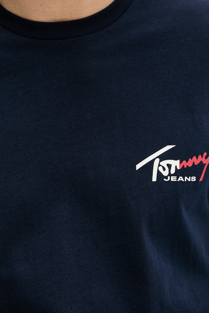Tommy Jeans tričko pánske bavlnené DM0DM22538 tmavomodrá