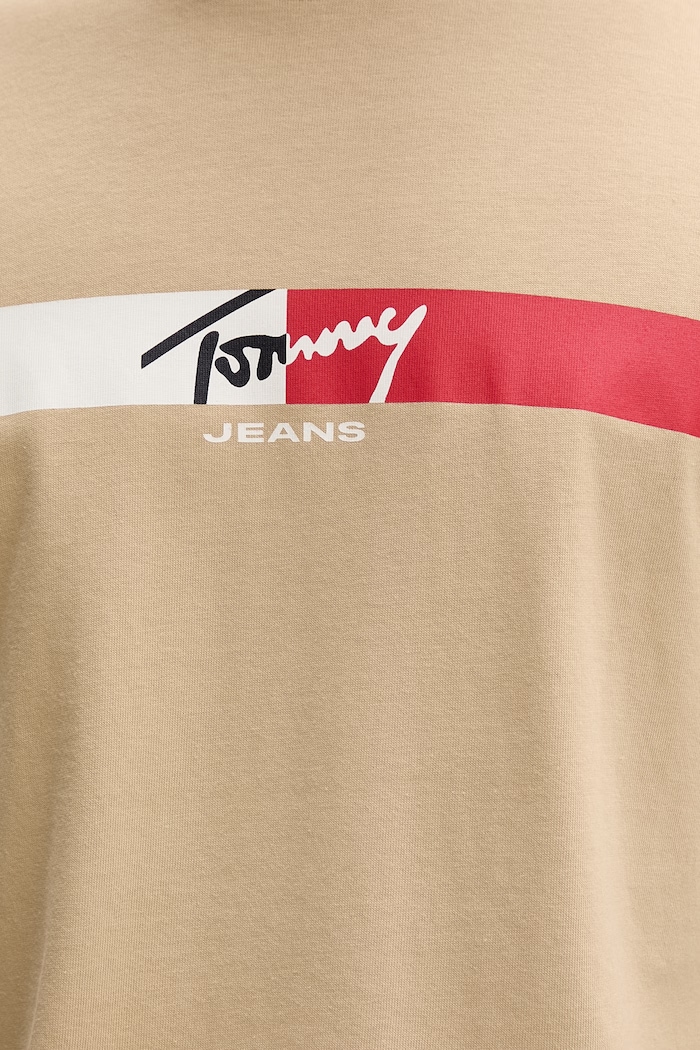Tommy Jeans tricou pentru bărbați, din bumbac DM0DM22539 bej