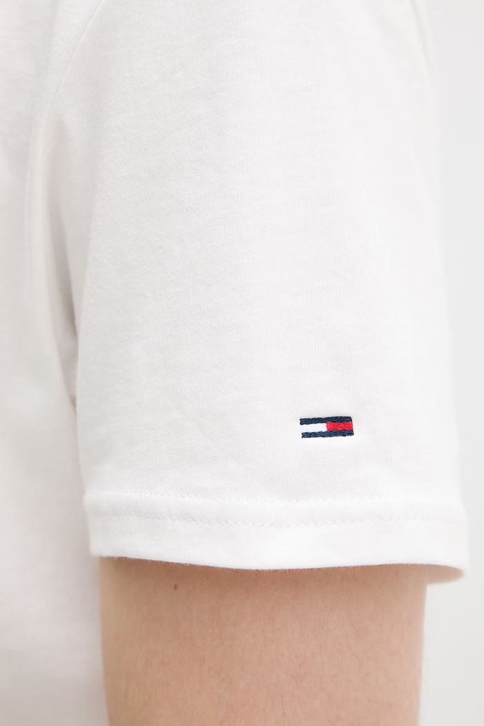 Tommy Jeans tričko pánske bavlnené DM0DM22547 béžová