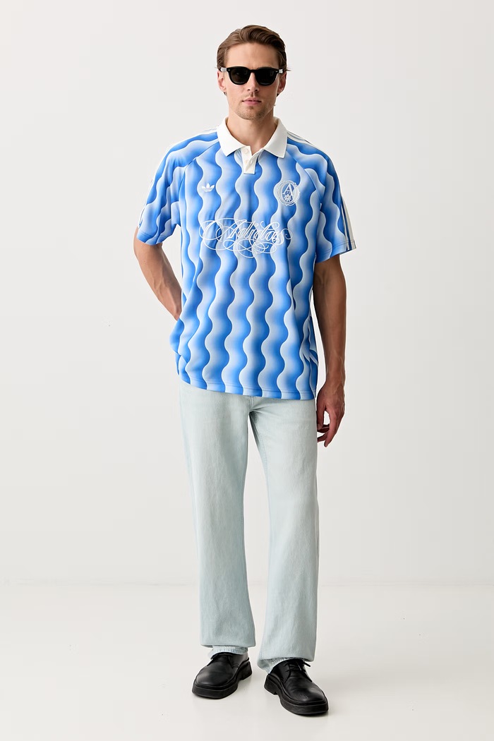 adidas Originals polo pánské KX1258 modrá SS26