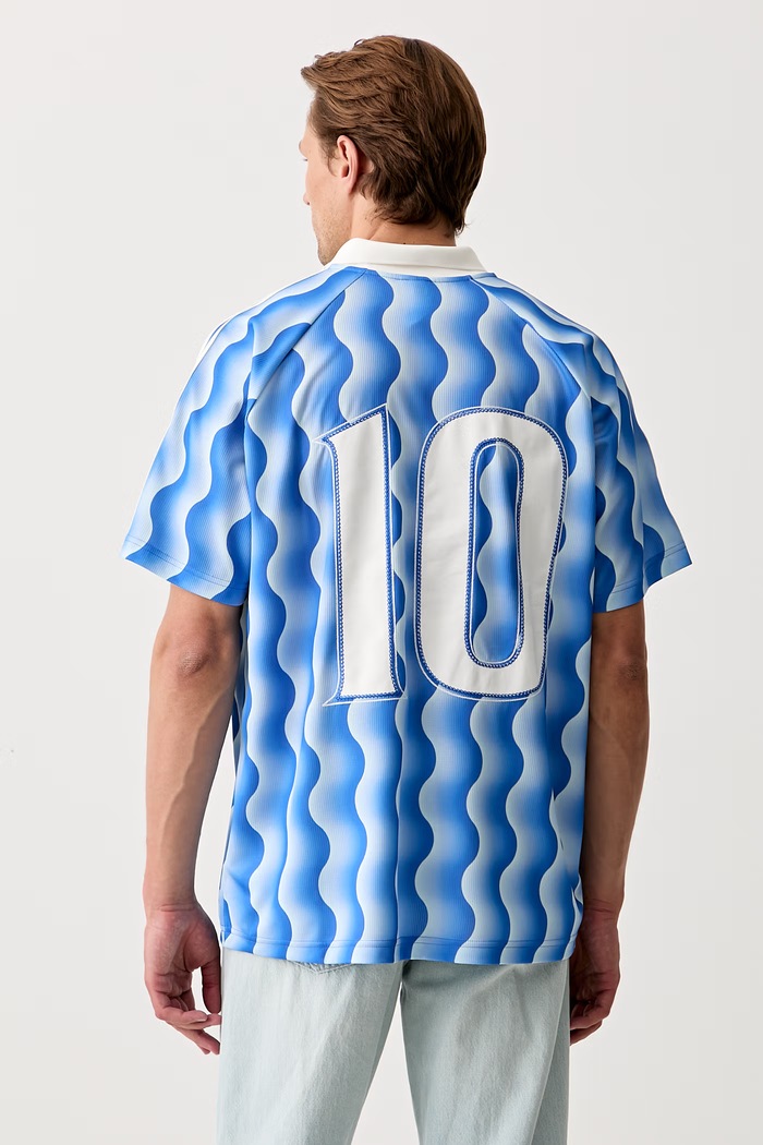 Oblečení adidas Originals polo pánské KX1258 modrá