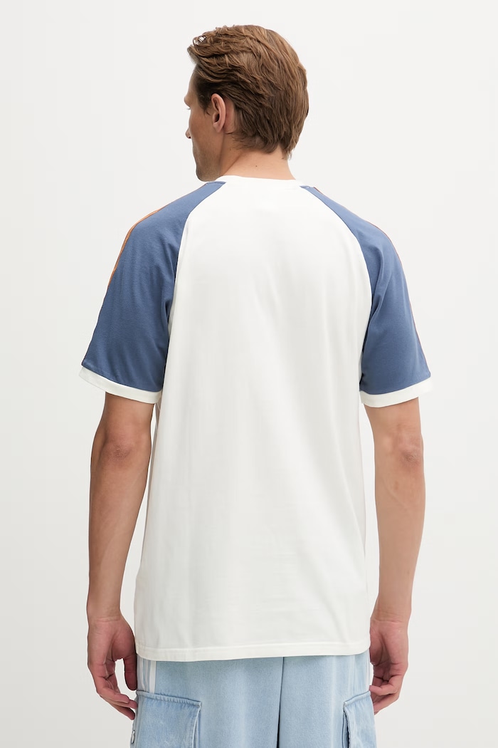 Oblečenie adidas Originals tričko pánske bavlnené Cali KX1261 béžová