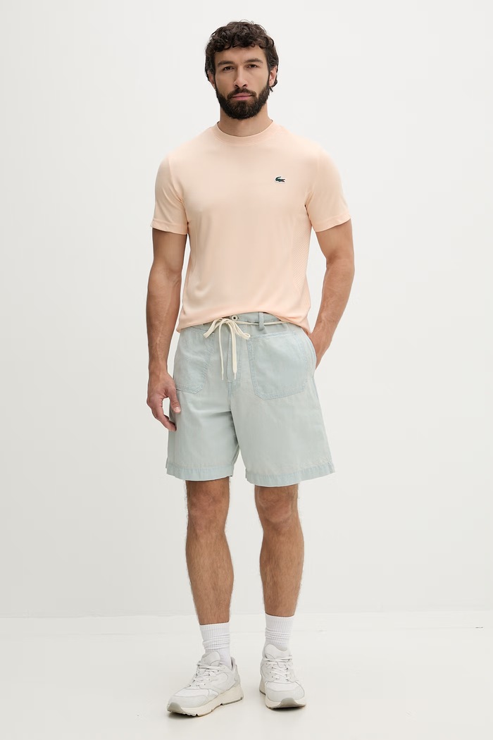Lacoste tričko pánske TH9973 oranžová SS26