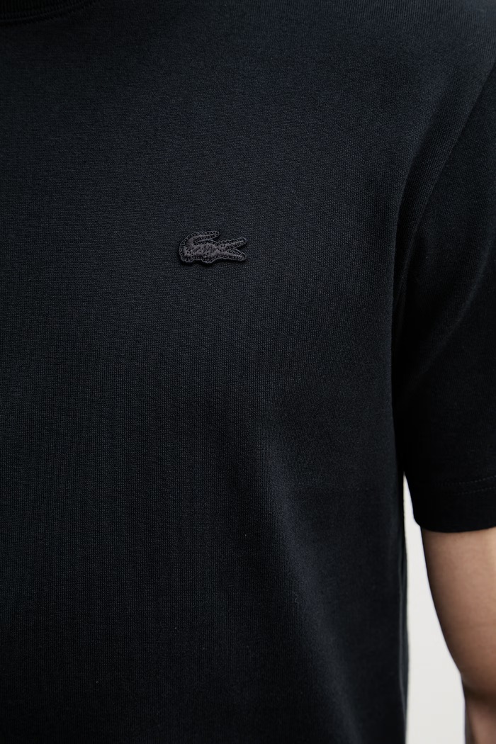 Lacoste pánske bavlnené tričko TH1750. čierna