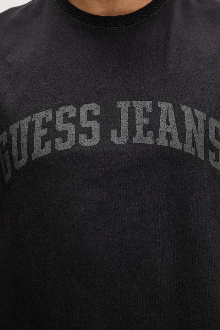 Bombažna kratka majica Guess Jeans M6GPB2.K8FQ4 črna