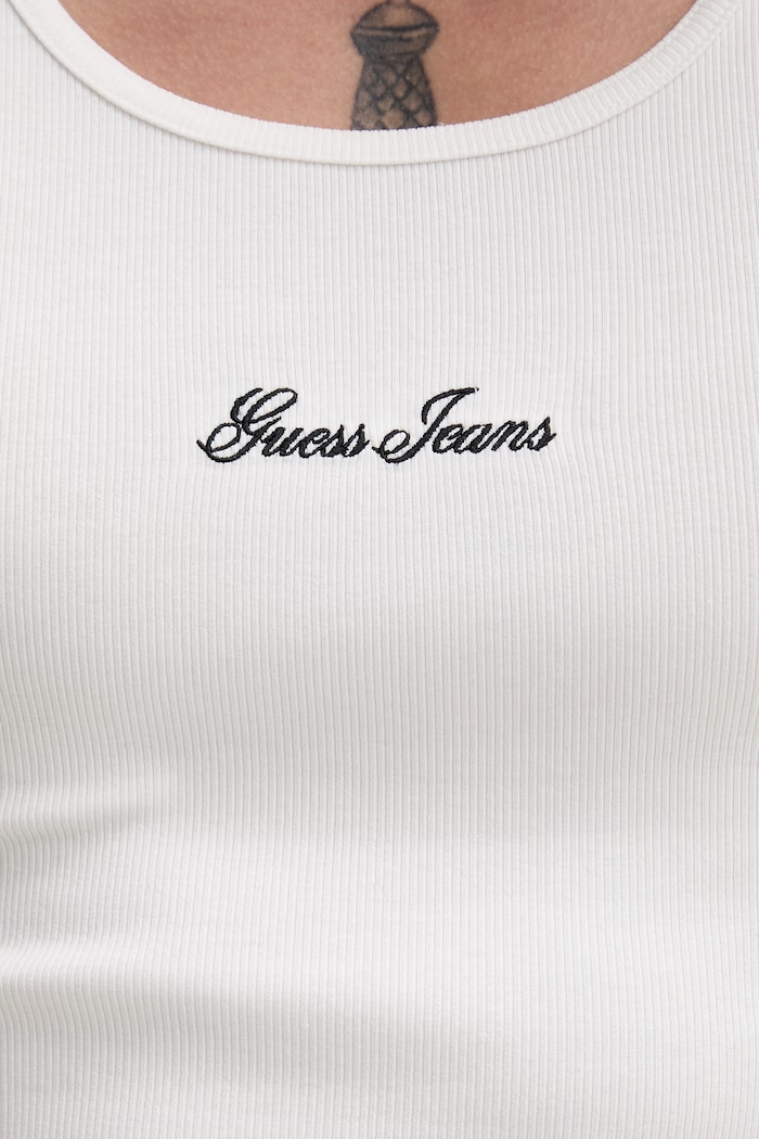 Guess Jeans pánsky top s bavlnou M6GP05.KA0H1 béžová