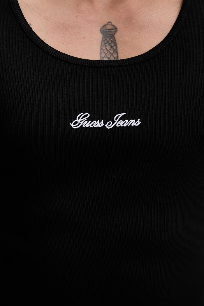Guess Jeans pánsky top s bavlnou M6GP05.KA0H1 čierna