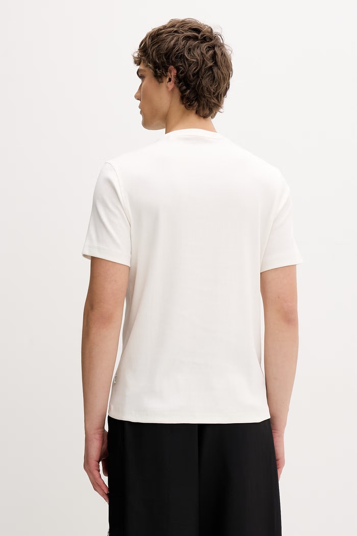 Ρούχα Guess Jeans t-shirt Ανδρικό M6GP06.KA0H1 μπεζ