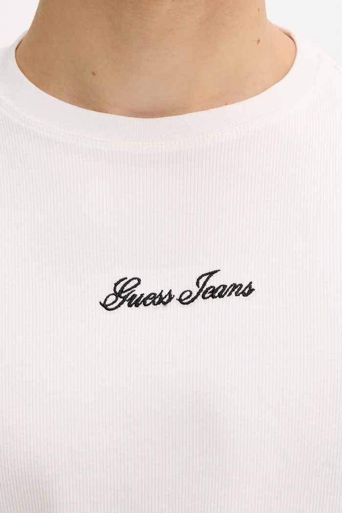 Guess Jeans t-shirt Ανδρικό M6GP06.KA0H1 μπεζ