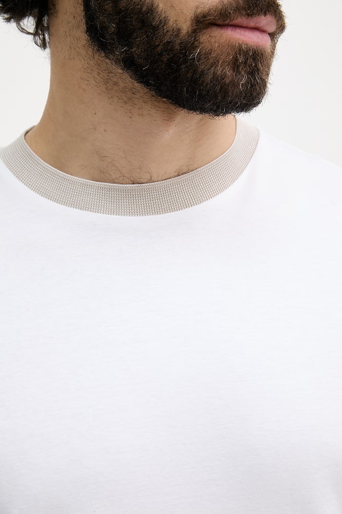 BOSS T-shirt ανδρικό βαμβακερό Tessler 238 50559667 λευκό