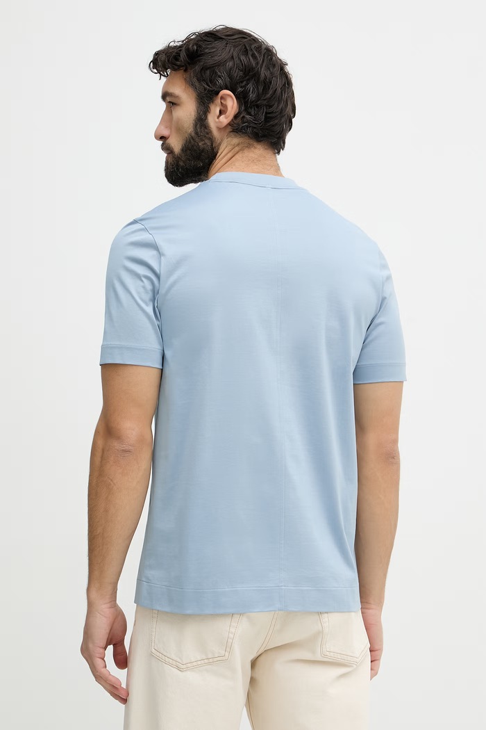 Abbigliamento BOSS t-shirt da uomo in cotone BOSS X ASTON MARTIN 50559765 blu