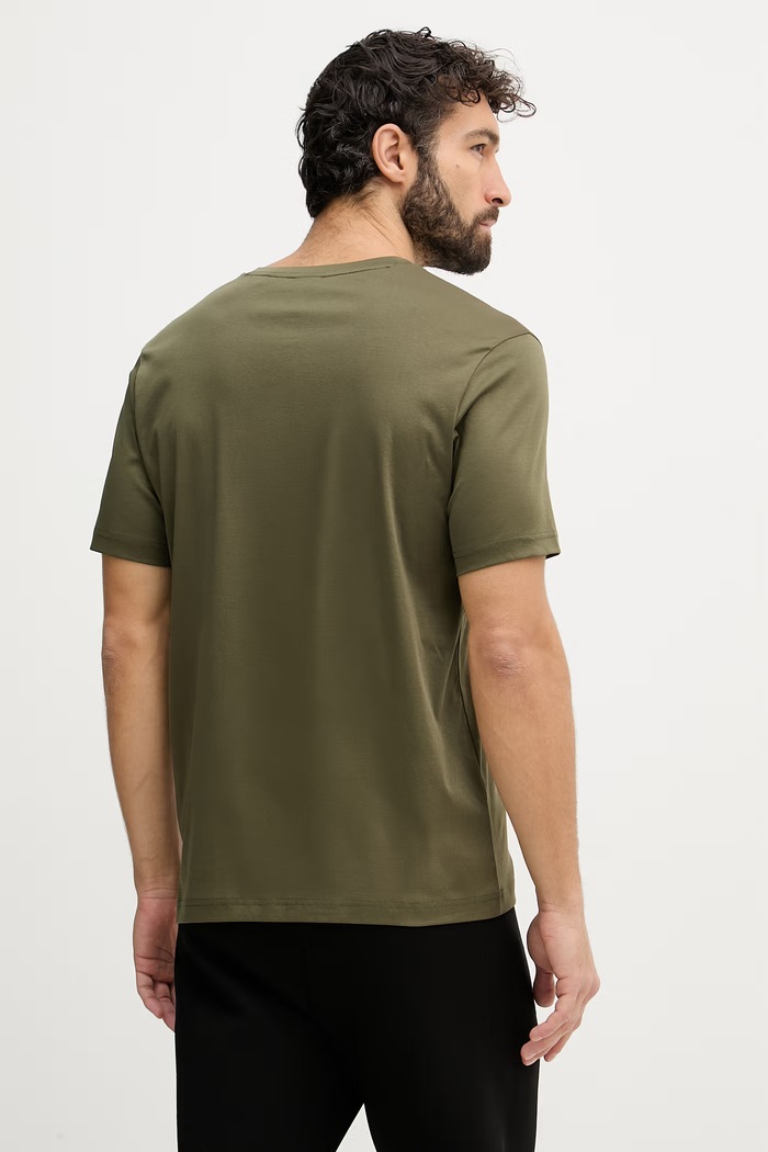 Дрехи BOSS Green тениска мъжка памучна BOSS X PORSCHE 50559811 зелен