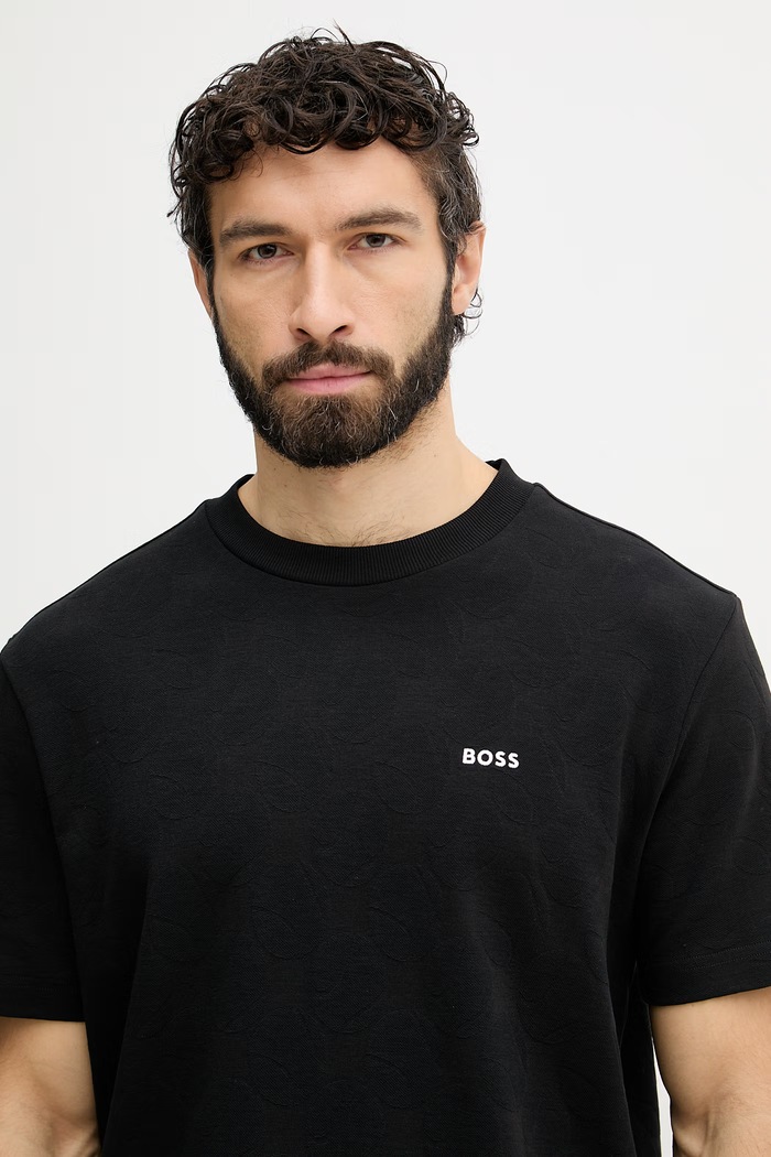BOSS Green kratka majica moška črna 50558867