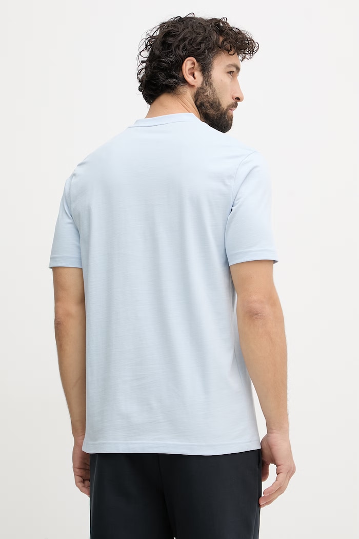 Îmbrăcăminte BOSS Green tricou bărbați din bumbac 50559361 albastru