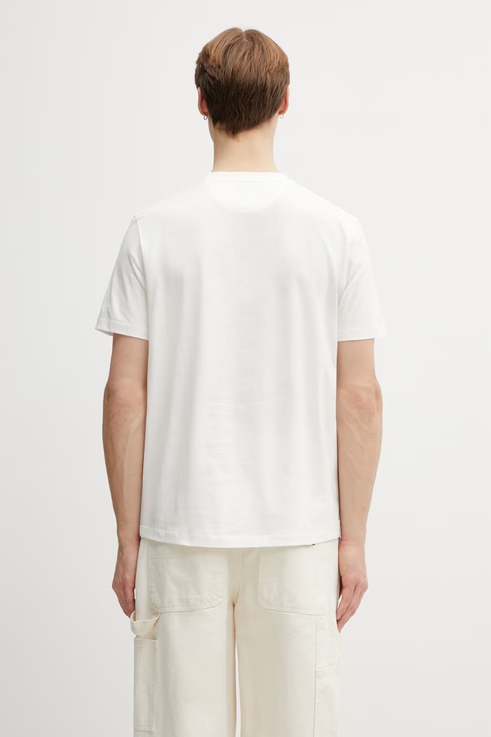 Îmbrăcăminte Paul Smith tricou din bumbac FLOCK PRINT M1R.919T.VP5460 alb