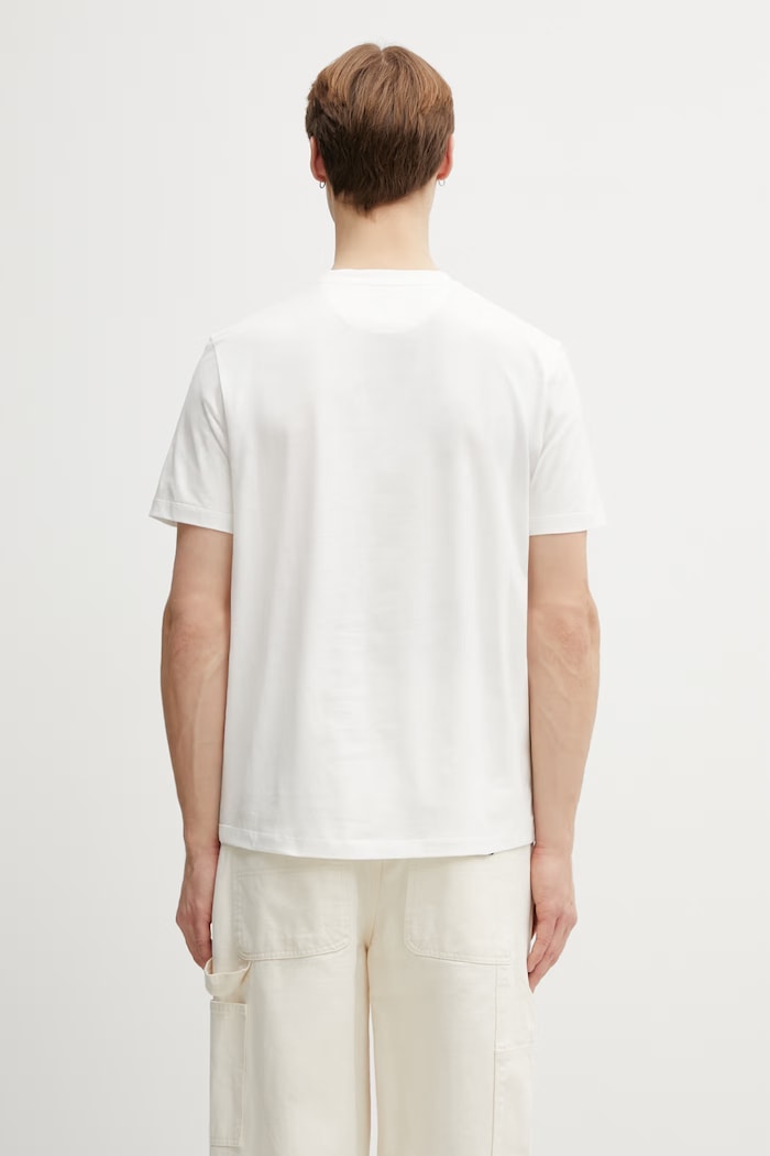 Îmbrăcăminte Paul Smith tricou din bumbac FLOCK PRINT M1R.919T.VP5460 alb