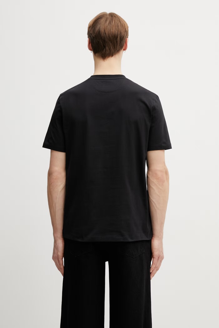 Îmbrăcăminte Paul Smith tricou din bumbac FLOCK PRINT M1R.919T.VP5460 negru