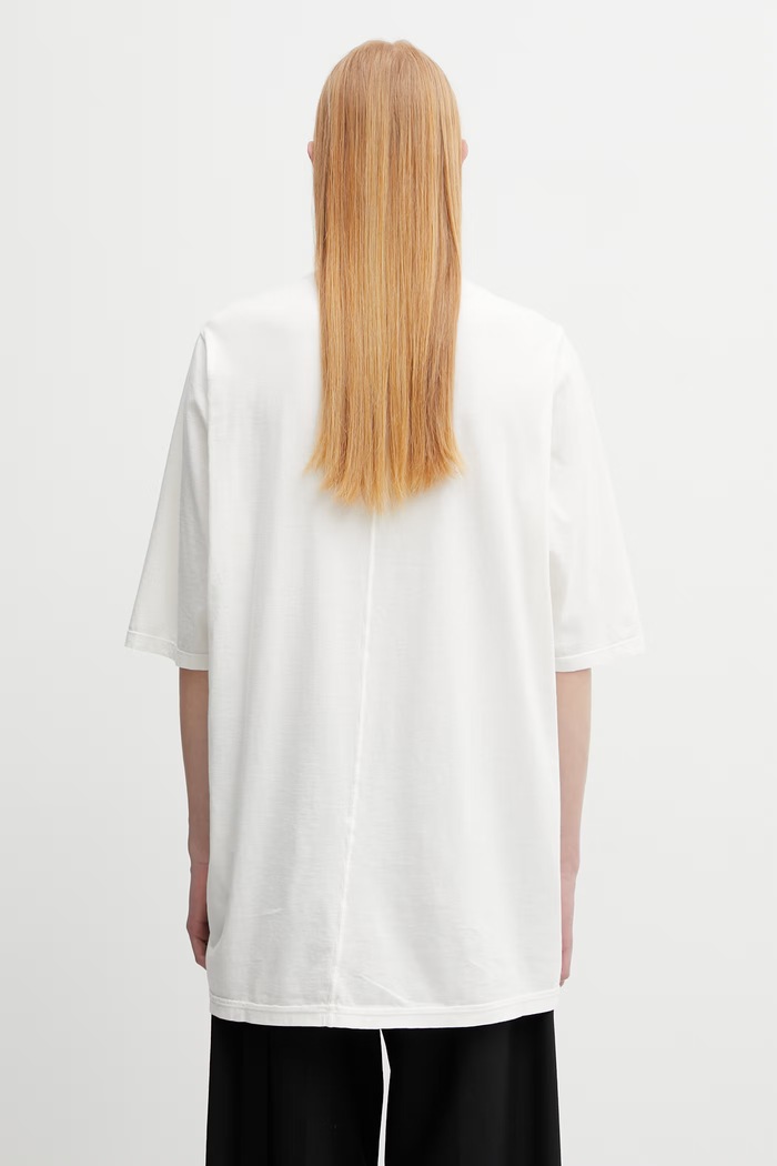 Clothing Rick Owens DRKSHDW Jumbo Men's cotton t-shirt DU01F4274.RNEP5 beige
