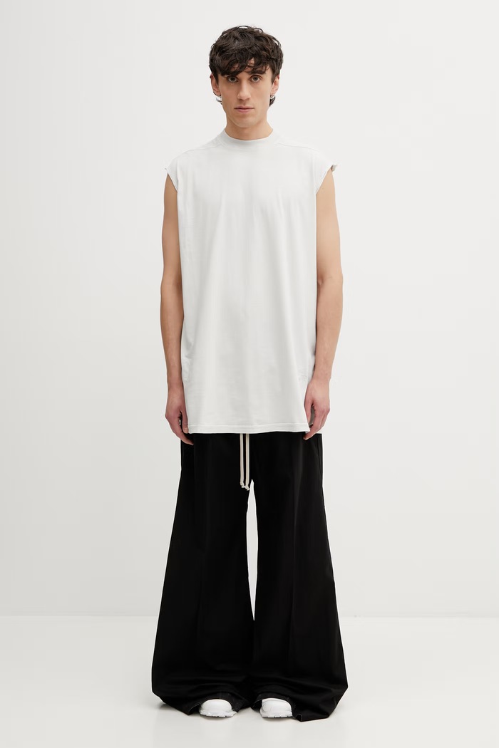 Rick Owens DRKSHDW t-shirt bawełniany Tarp DU01F4158.RN beżowy