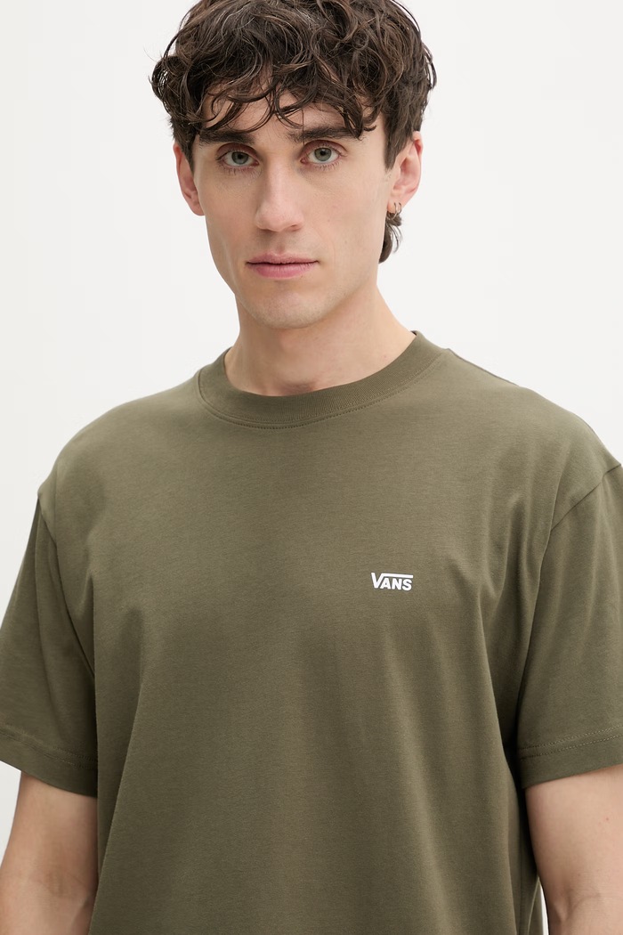 Vans tricou pentru bărbați, din bumbac verde VN000R9XFR11