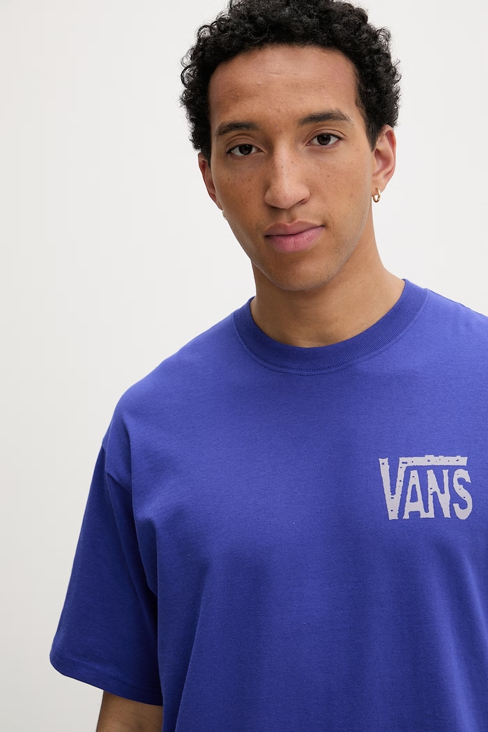Vans tričko pánske bavlnené fialová VN000SXDFRX1